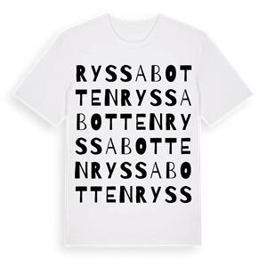 Ryssabotten ordlek t-shirt – ekologisk bomull t-shirt från Pinshirt