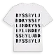 Ryssbylund ordlek t-shirt
