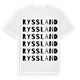 Ryssland ordlek t-shirt