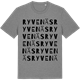 Mid Heather Gray t-shirt med Ryvenäs ordlek t-shirt