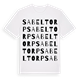 Sabeltorp ordlek t-shirt