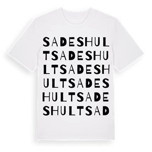 Sadeshult ordlek t-shirt – ekologisk bomull t-shirt från Pinshirt