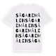 Sågaremålen ordlek t-shirt