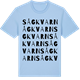 Blue Soul t-shirt med Sågkvarn ordlek t-shirt