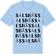 Blue Soul t-shirt med Salsnäs ordlek t-shirt