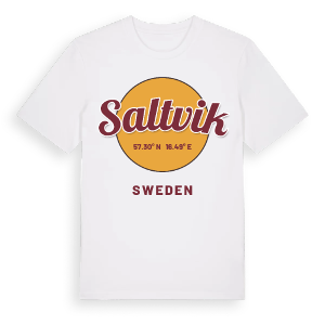Saltvik cirkel t-shirt – ekologisk bomull t-shirt från Pinshirt