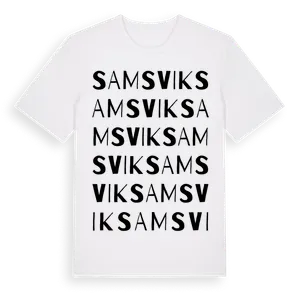 Samsvik ordlek t-shirt – ekologisk bomull t-shirt från Pinshirt