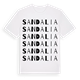 Sandalia ordlek t-shirt