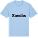 Blue Soul t-shirt med Sandås fetstil t-shirt