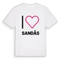 Jag älskar Sandås t-shirt stort tryck