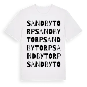 Sandbytorp ordlek t-shirt – ekologisk bomull t-shirt från Pinshirt