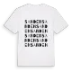 Sanden ordlek t-shirt