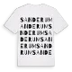 Sanderum ordlek t-shirt