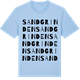Blue Soul t-shirt med Sandgrinden ordlek t-shirt
