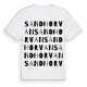 Sandhorvan ordlek t-shirt