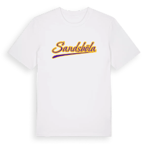 Sandsböla baseball t-shirt – ekologisk bomull t-shirt från Pinshirt
