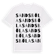 Sandsböla ordlek t-shirt