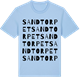 Blue Soul t-shirt med Sandtorpet ordlek t-shirt
