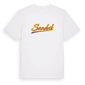 Sandvik baseball t-shirt – ekologisk bomull t-shirt från Pinshirt