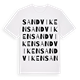 Sandviken ordlek t-shirt
