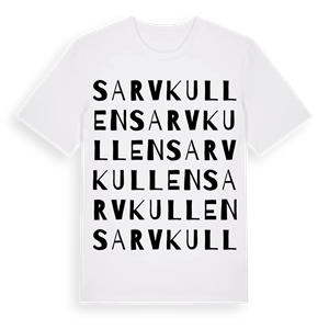 Sarvkullen ordlek t-shirt – ekologisk bomull t-shirt från Pinshirt