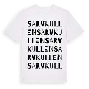 Sarvkullen ordlek t-shirt – ekologisk bomull t-shirt från Pinshirt