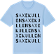 Blue Soul t-shirt med Saxekullen ordlek t-shirt
