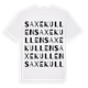 Saxekullen ordlek t-shirt