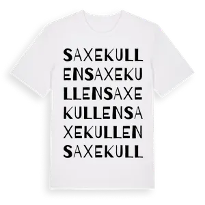 Saxekullen ordlek t-shirt – ekologisk bomull t-shirt från Pinshirt
