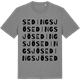 Mid Heather Gray t-shirt med Sedingsjö ordlek t-shirt