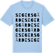 Blue Soul t-shirt med Segersgärde ordlek t-shirt