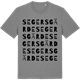 Mid Heather Gray t-shirt med Segersgärde ordlek t-shirt