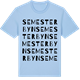 Blue Soul t-shirt med Semesterbyn ordlek t-shirt
