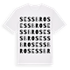White t-shirt med Sessbro ordlek t-shirt