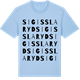 Blue Soul t-shirt med Sigisslaryd ordlek t-shirt
