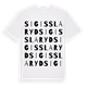 Sigisslaryd ordlek t-shirt
