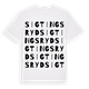 Sigtingsryd ordlek t-shirt