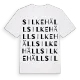 Silkehäll ordlek t-shirt