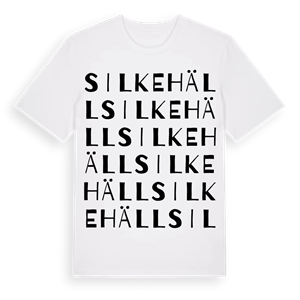Silkehäll ordlek t-shirt – ekologisk bomull t-shirt från Pinshirt
