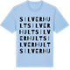 Blue Soul t-shirt med Silverhult ordlek t-shirt