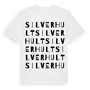 Silverhult ordlek t-shirt – ekologisk bomull t-shirt från Pinshirt