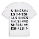 Simmeshål ordlek t-shirt
