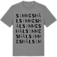 Mid Heather Gray t-shirt med Simmeshål ordlek t-shirt