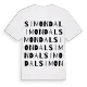 Simondal ordlek t-shirt