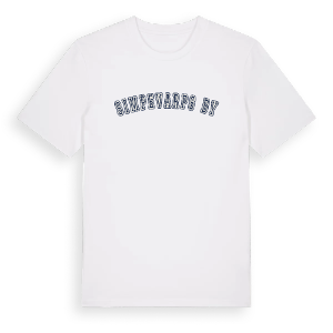 Simpevarps by college t-shirt – ekologisk bomull t-shirt från Pinshirt