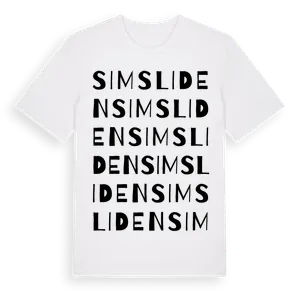 Simsliden ordlek t-shirt – ekologisk bomull t-shirt från Pinshirt