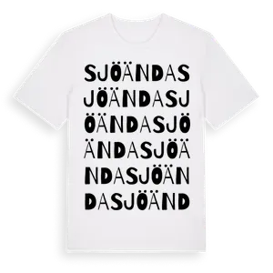 Sjöända ordlek t-shirt – ekologisk bomull t-shirt från Pinshirt
