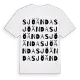 Sjöända ordlek t-shirt