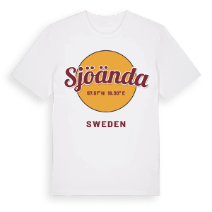 Sjöända cirkel t-shirt – ekologisk bomull t-shirt från Pinshirt