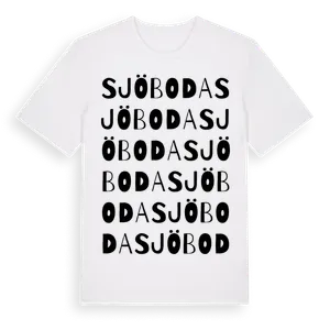 Sjöboda ordlek t-shirt – ekologisk bomull t-shirt från Pinshirt
